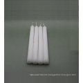 Handmade Hard Paraffin Wax Tearless White Taper Candles